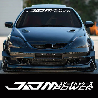 JDM Power Windshield Banner
