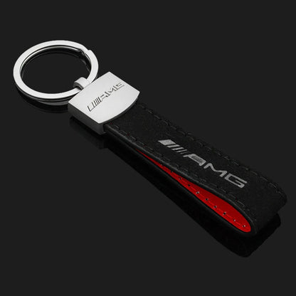 AMG Leather Key Ring 