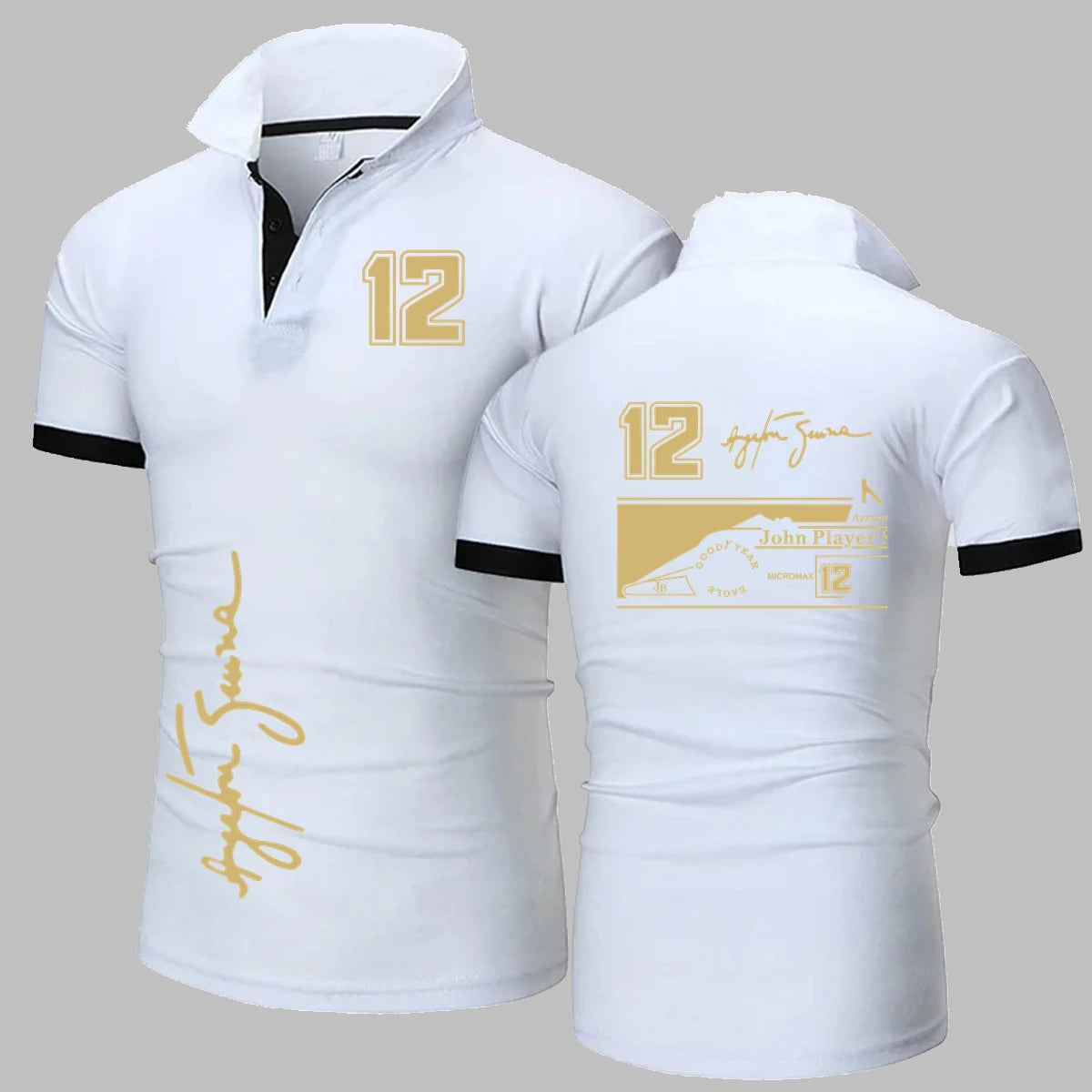 Ayrton Senna Signature Polo Shirt