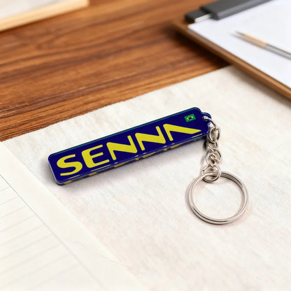 Senna Racing Keychain