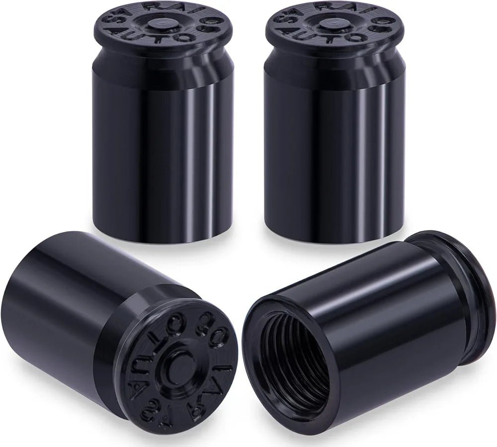 4PCS Tire Valve Caps Aluminum