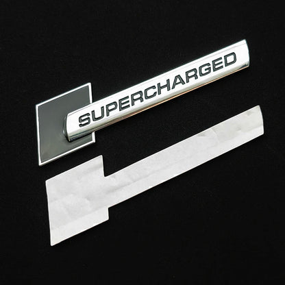3D Metal Supercharged Trunk Emblem