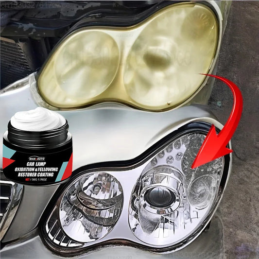 Car Headlight Restoration Polishing Kit 