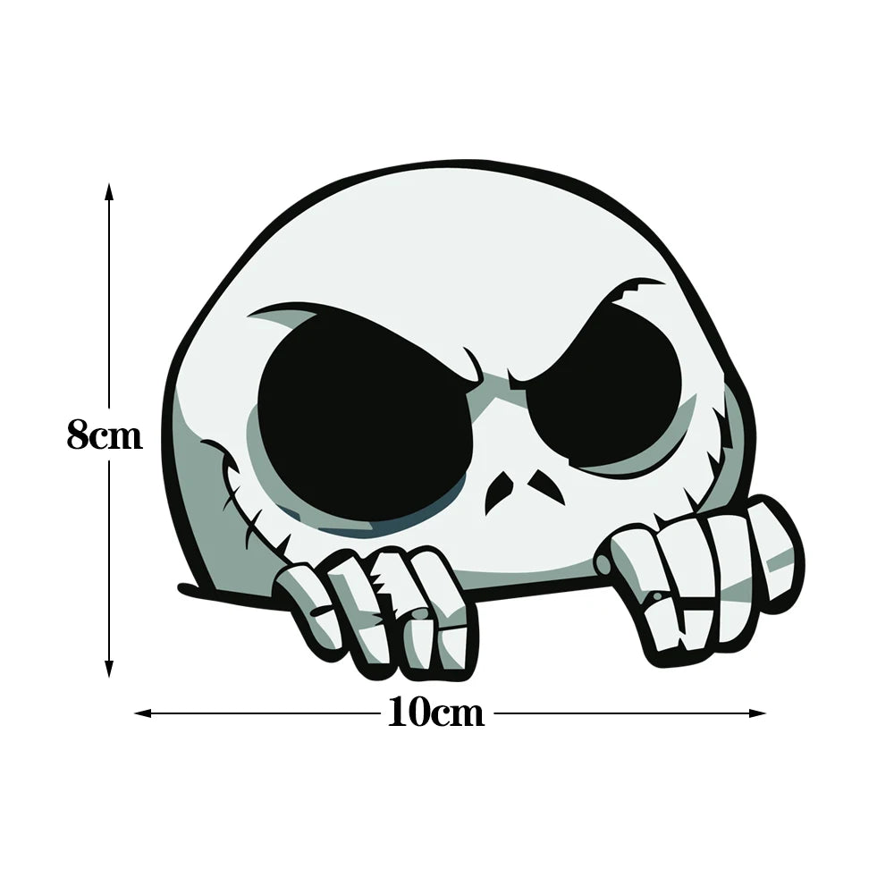 Skull Car Door Sticker 
