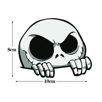 Skull Car Door Sticker 