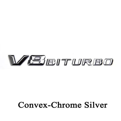 V8 BITURBO 3D Emblem Badge