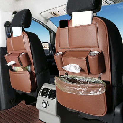 Leather Car Backseat Organizer