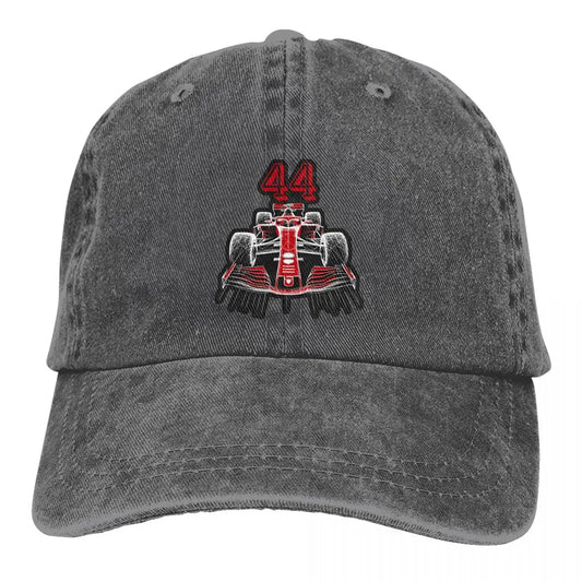 Red 44 F1 Washed Cap