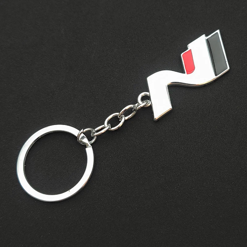 N Line Metal Keychain HI