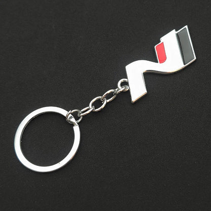 N Line Metal Keychain HI