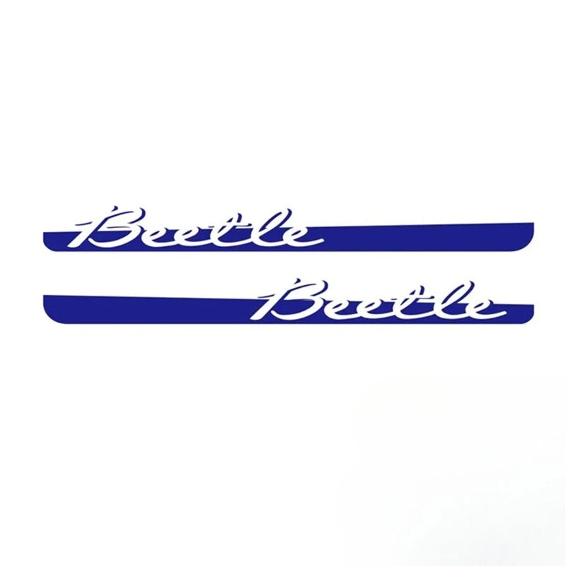 2PCS Car Door Side Skirt Sticker Beetle