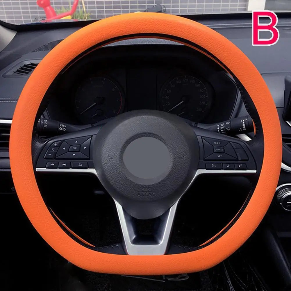 Car Silicone Steering Wheel Cover 