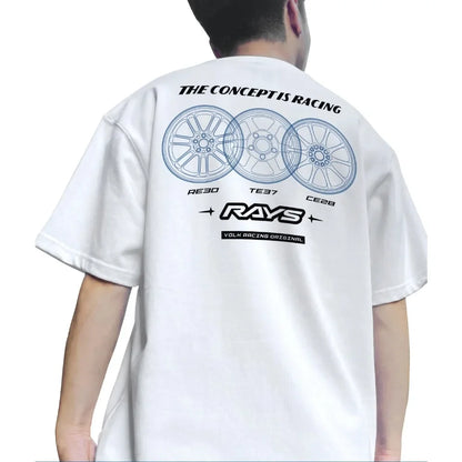 قميص RAYS بأكمام قصيرة 