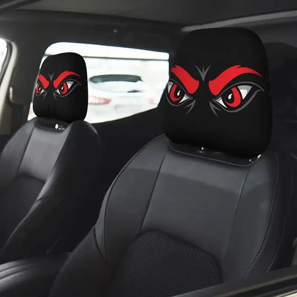 2PC Halloween Face Printed Car Pillow 