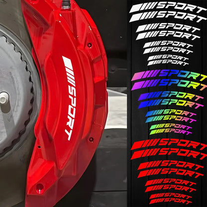 Reflektierender Aufkleber „Sport Curve“. 