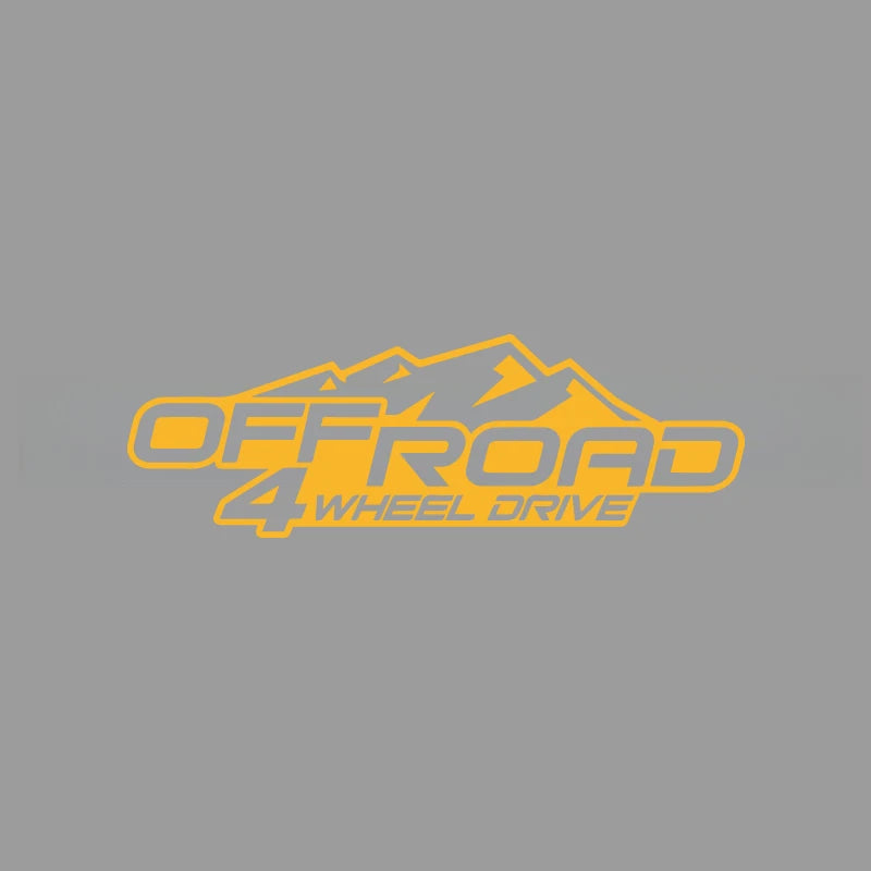 Mountain Off-Road Four Wheel Stickers