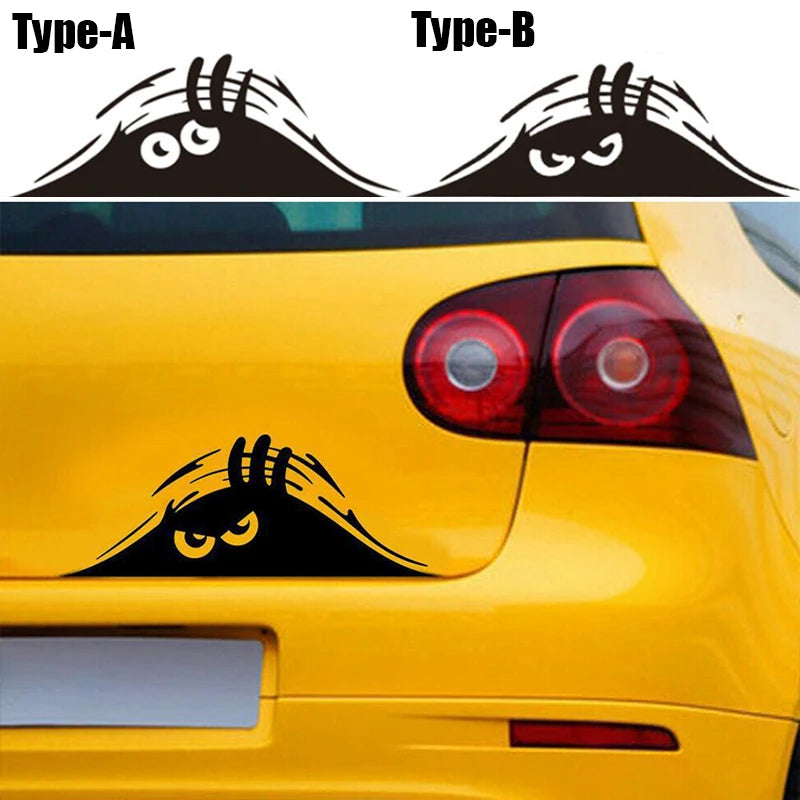 Monstro engraçado de adesivos de carro