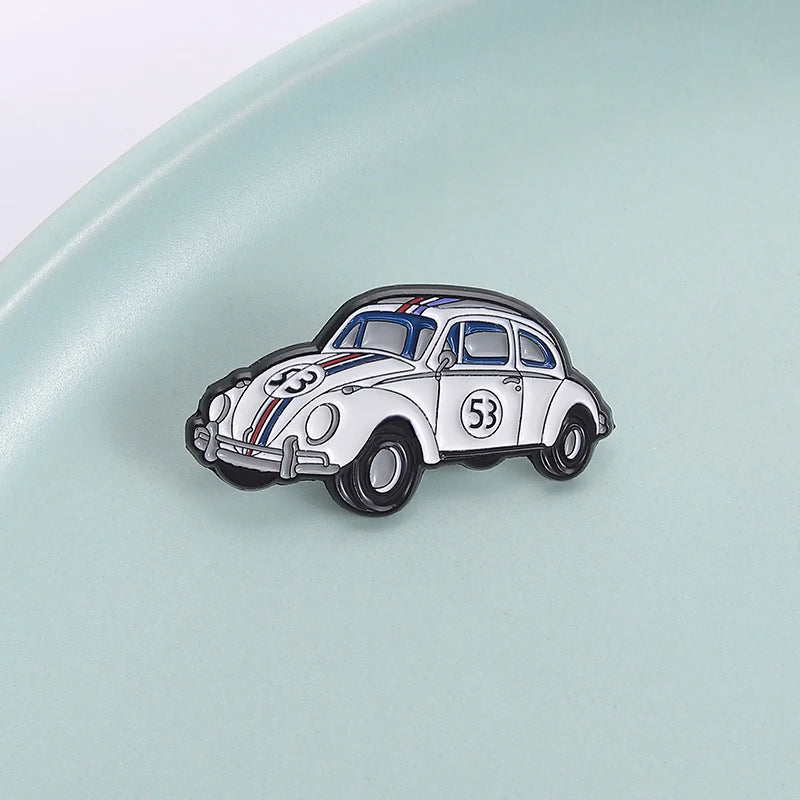Retro 53 Car Brooch Lapel Pin