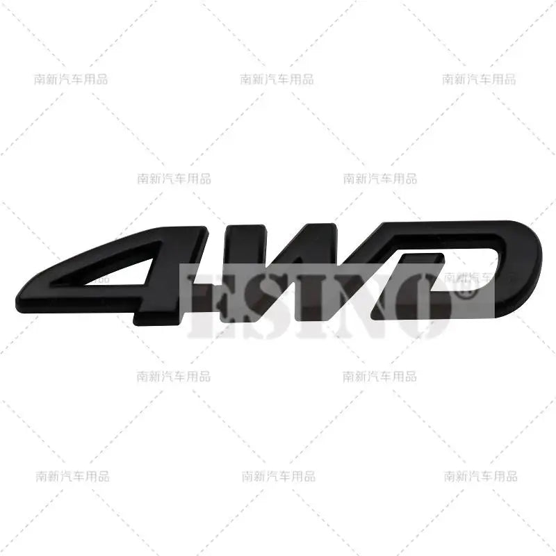 Insigne 3D en métal "4WD"