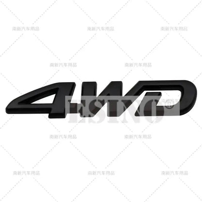 Insigne 3D en métal "4WD"