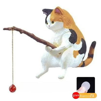 Fishing Cat Car Interior Decor 