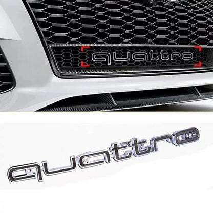 Quattro Emblem 3D-Abzeichen Auto