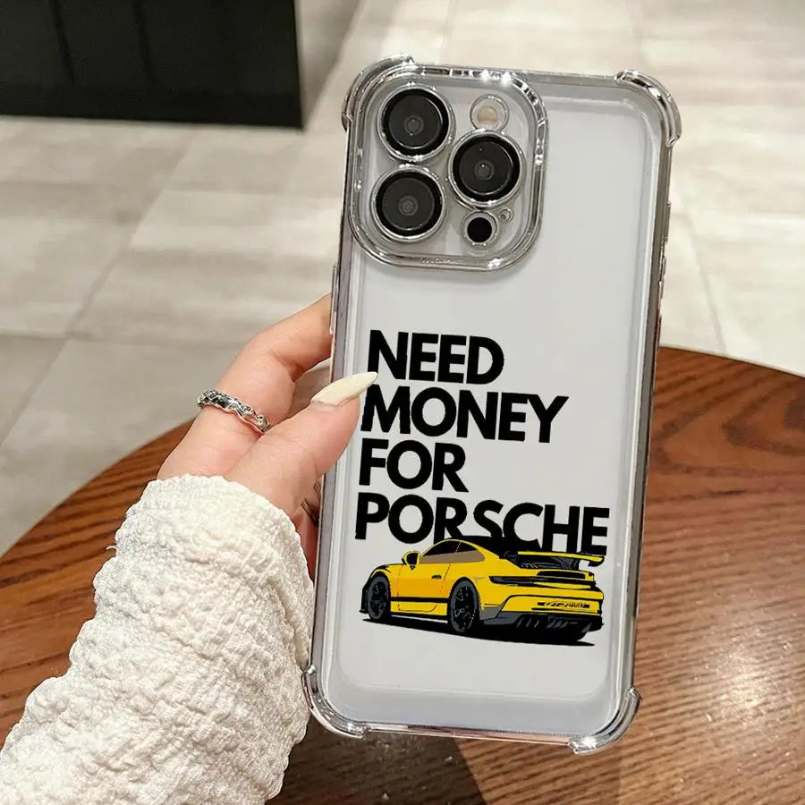 Need Money for Car Theme iPhone Case