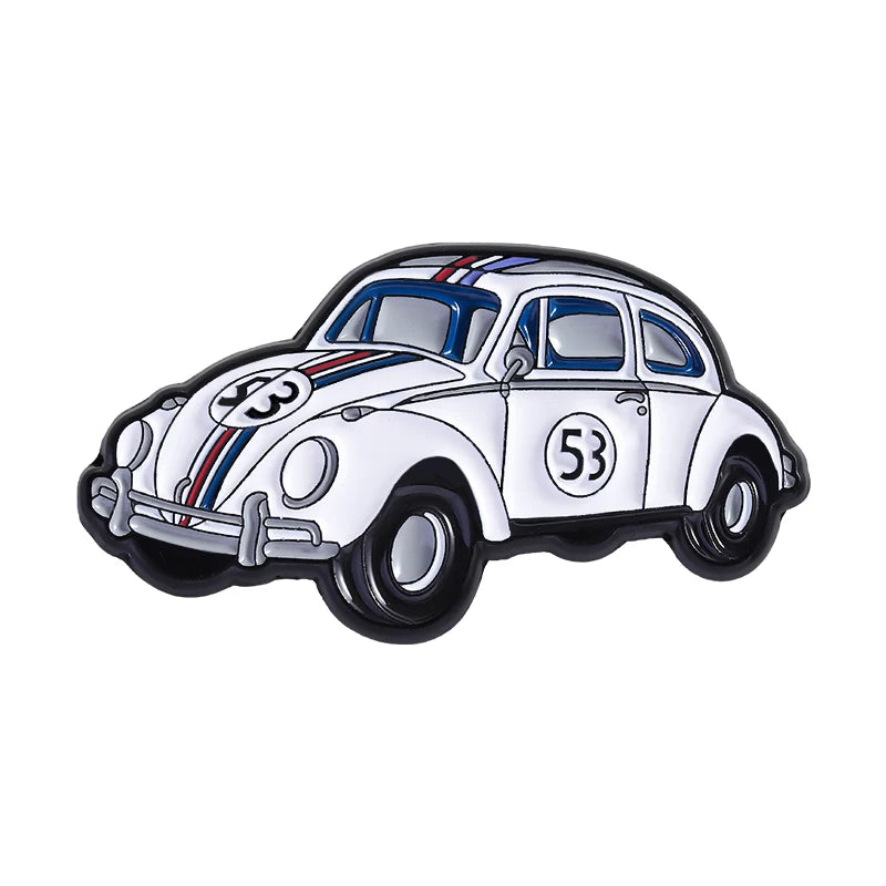 Retro 53 Car Brooch Lapel Pin