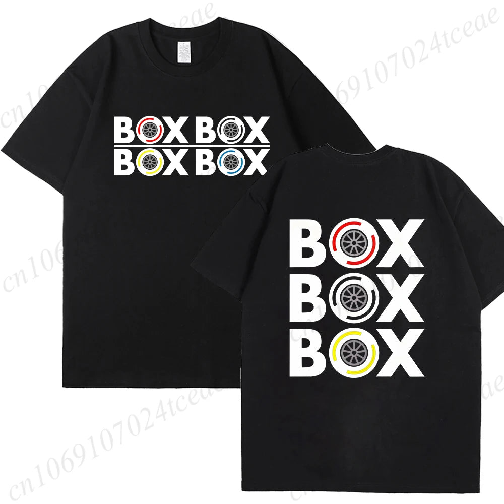 “Box Box Box” F1 Cotton Shirt