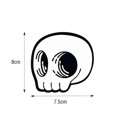 Skull Car Door Sticker 
