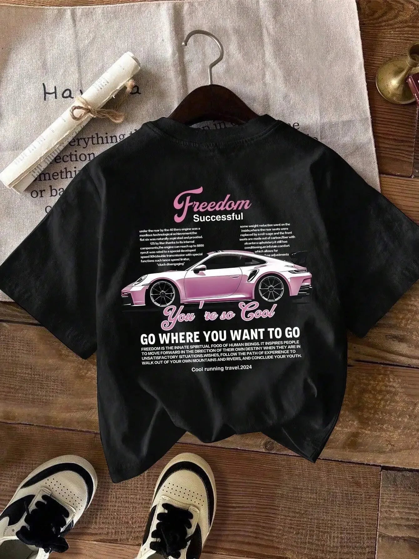 Car Print Streetwear Shirt 