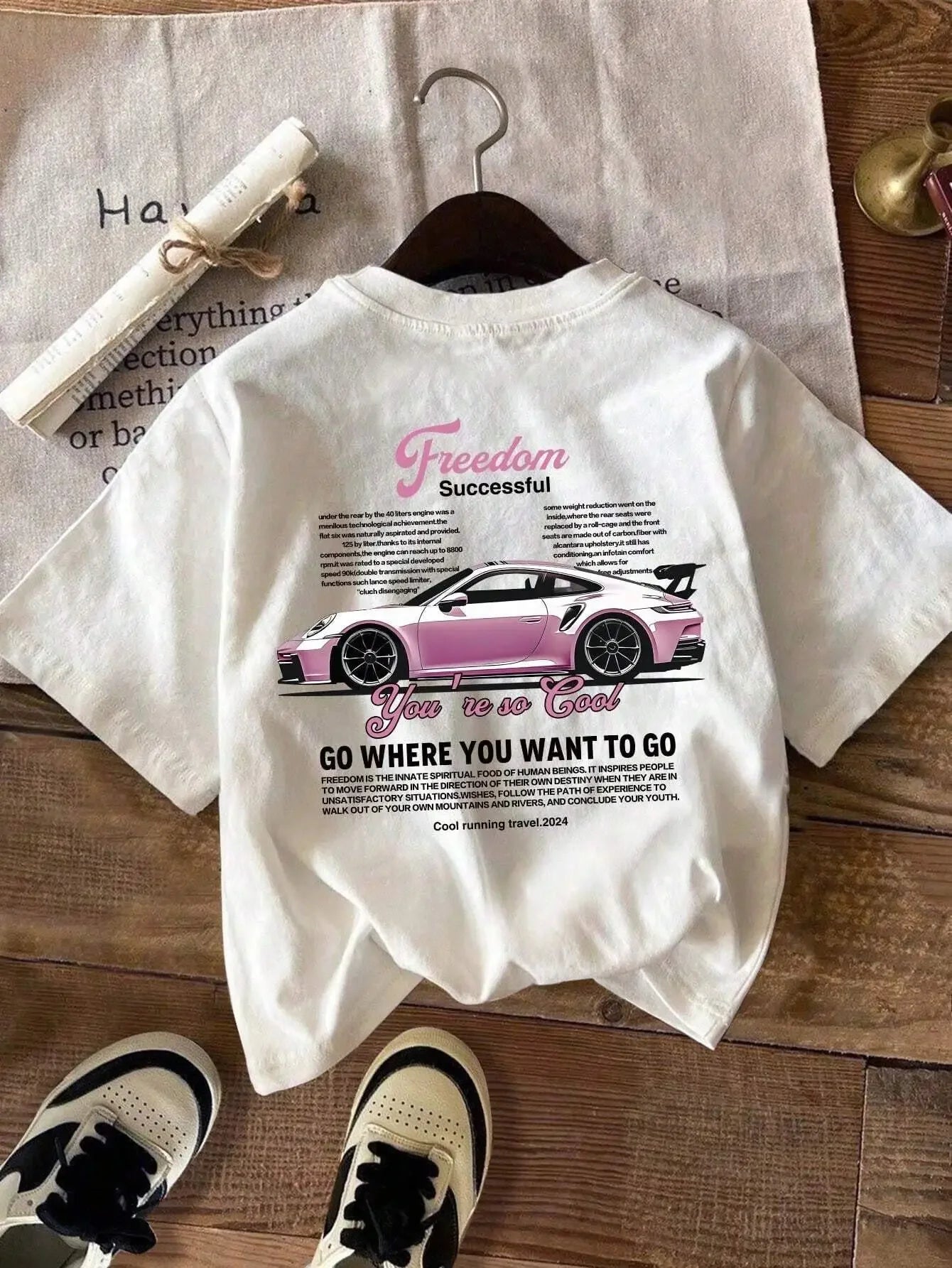 Car Print Streetwear Shirt 