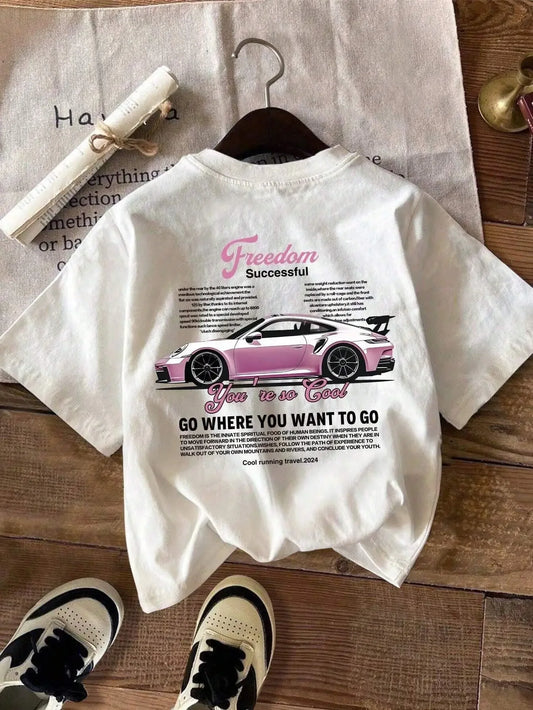 Car Print Streetwear Shirt 