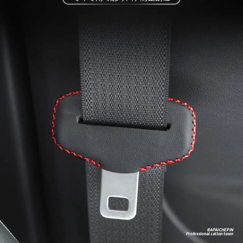 Protector del cinturón de seguridad del automóvil de cuero