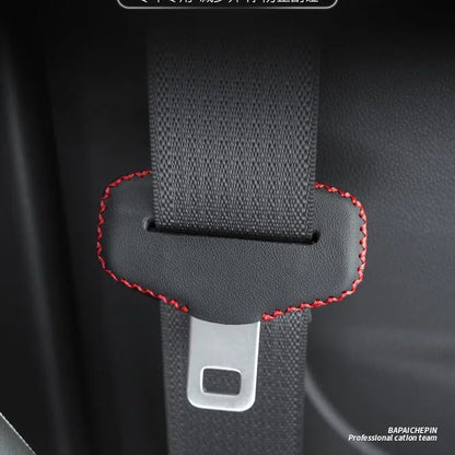 Protector del cinturón de seguridad del automóvil de cuero