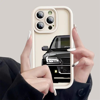 Custodia per iPhone in silicone per auto sportive