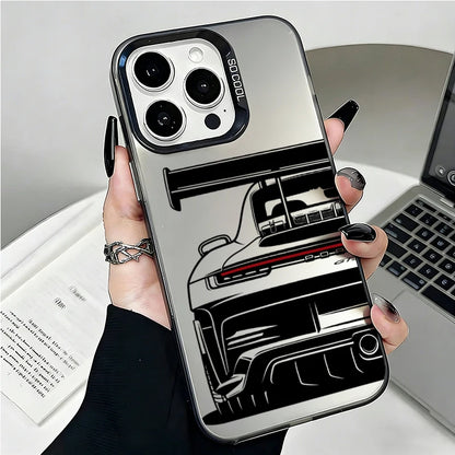 iPhone-Hülle mit Sportwagen-Print