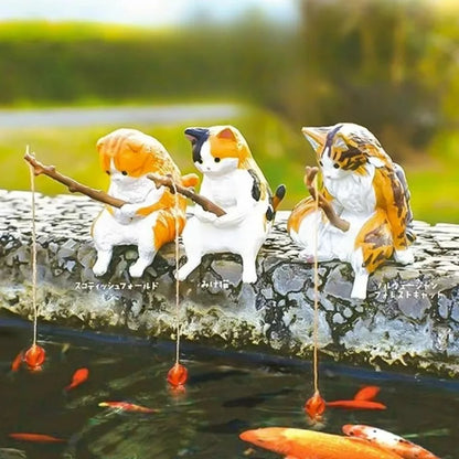 Fishing Cat Car Interior Decor 