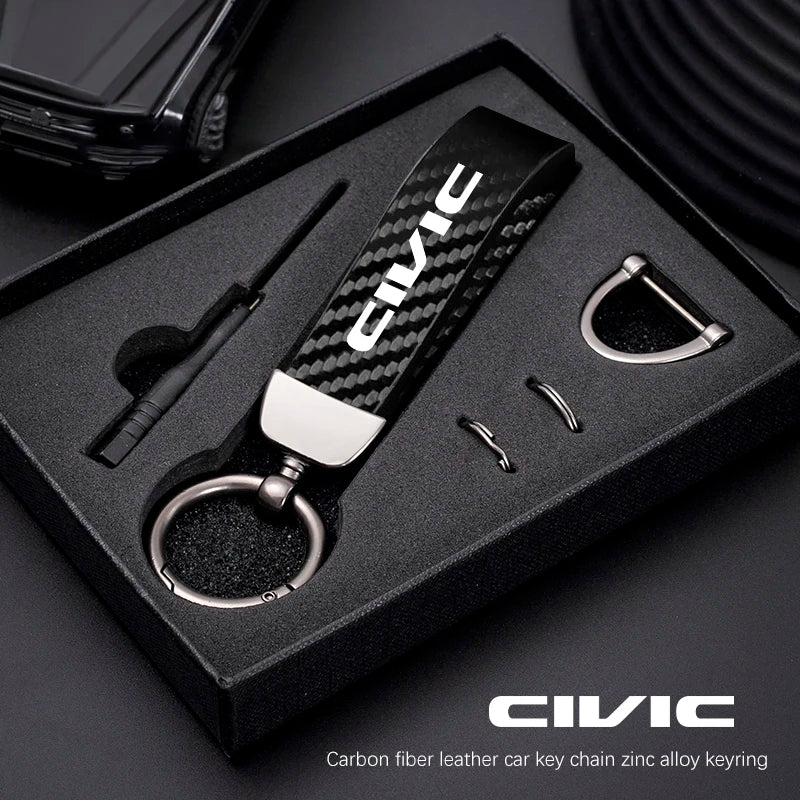Civic Schlüsselanhänger aus Kohlefaser