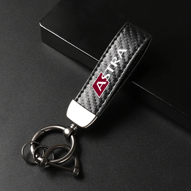 Astra Leather Keychain