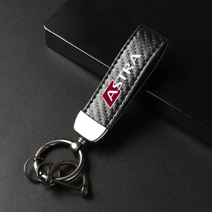 Astra Leather Keychain