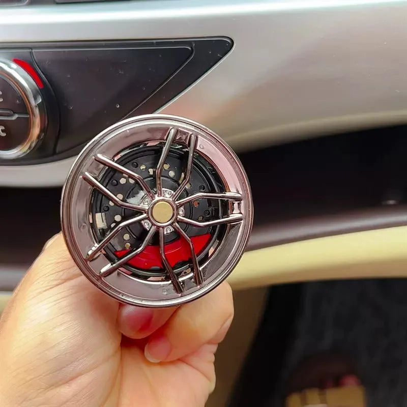 Rotating Magnetic Car Aroma Diffuser – Gyroscope Fingertip Style
