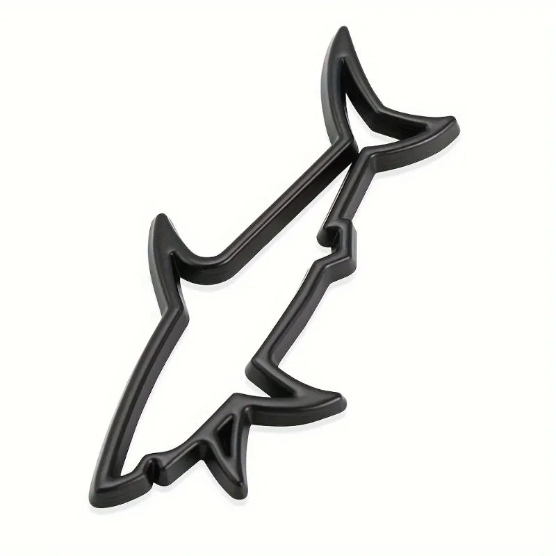 Shark Shape Badge Decal 