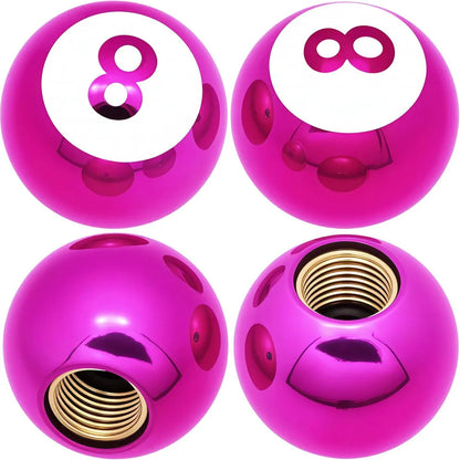 8 Ball Style Tire Valve Caps 