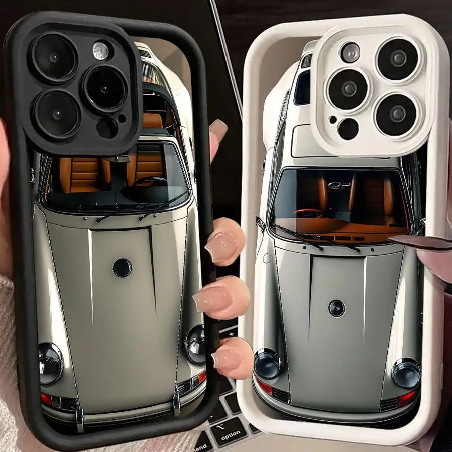 Weiche iPhone-Hülle mit Luxusautos