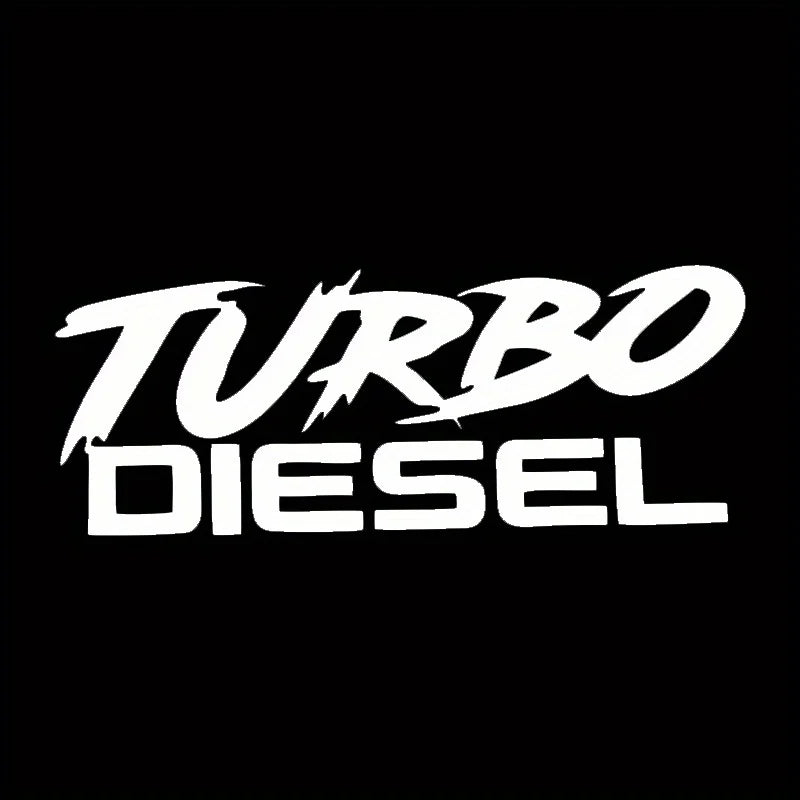 Turbo Diesel Sticker for Car