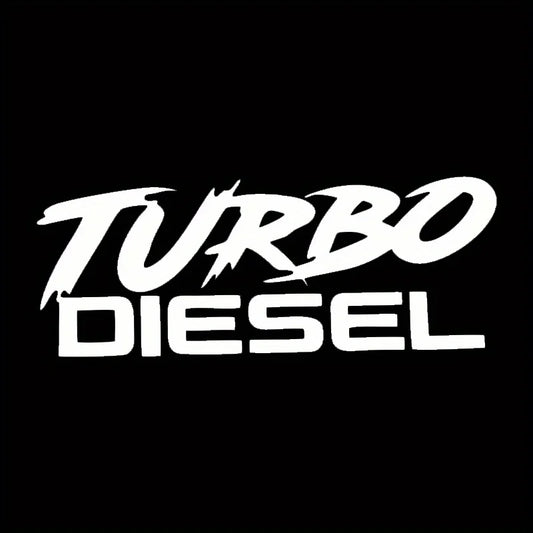 Turbo Diesel Sticker for Car