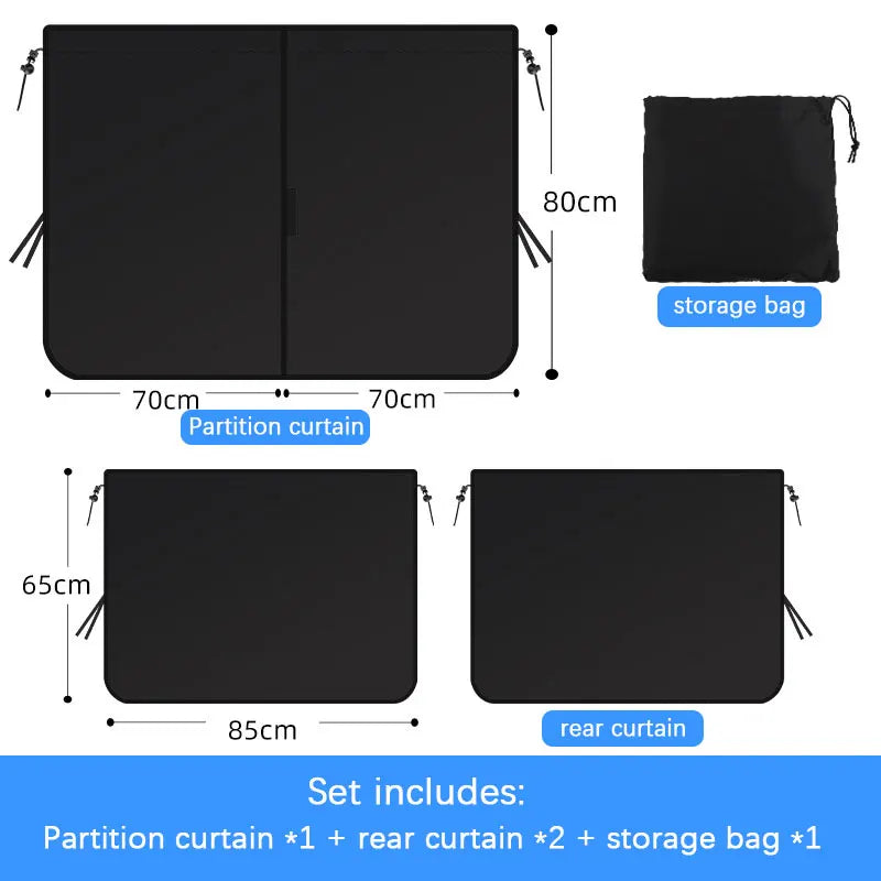 Car Privacy Sunshade Curtain Isolation 