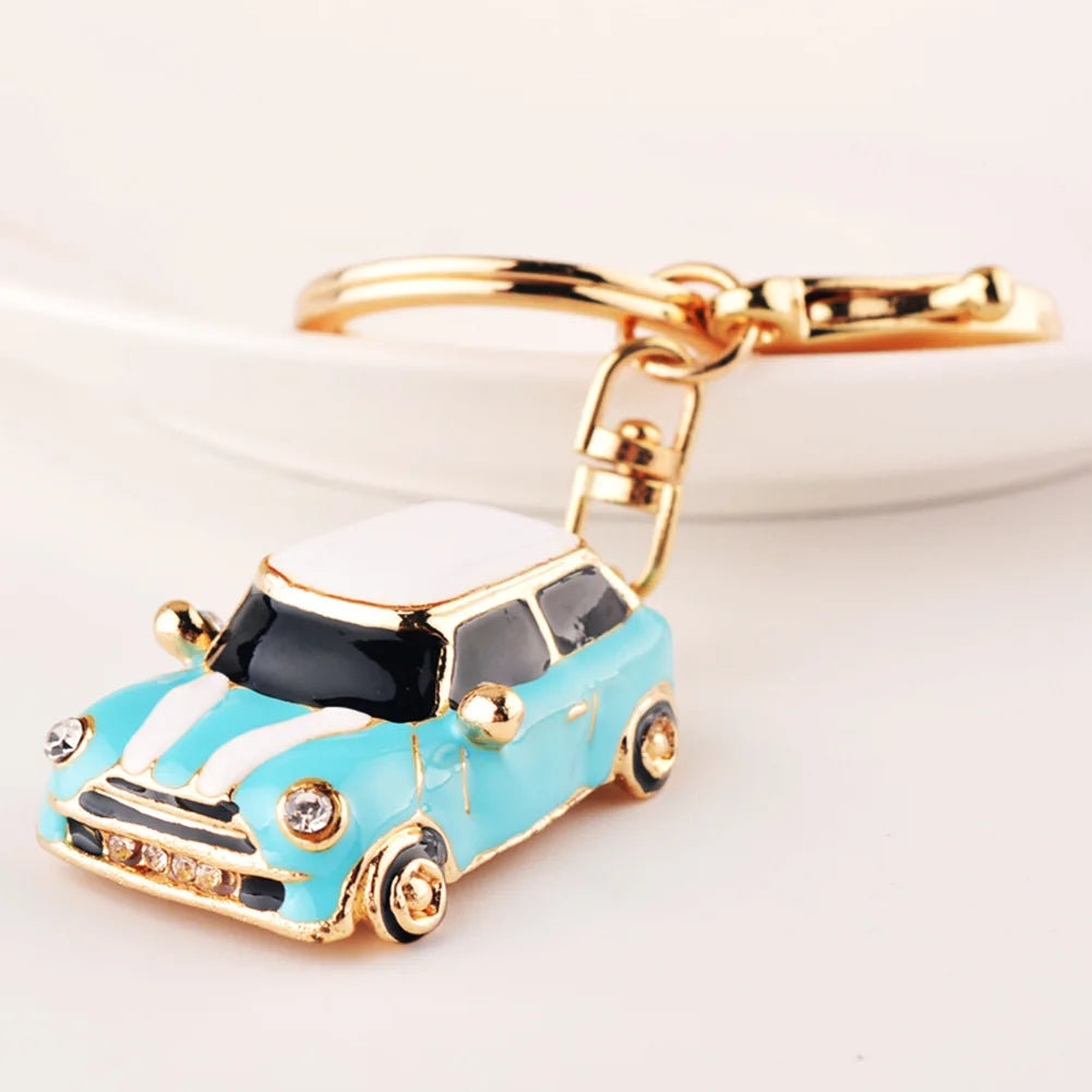 Mini Metal Car Alloy Keychain 