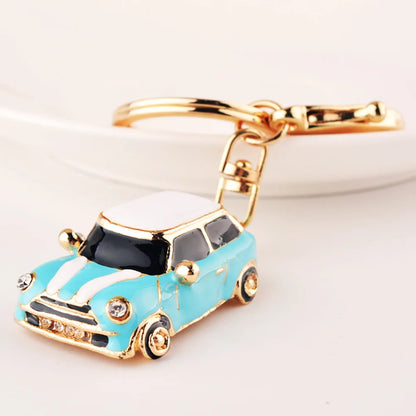 Mini Metal Car Alloy Keychain 